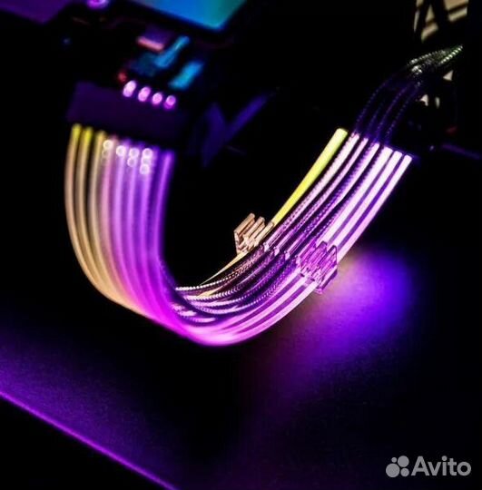 Кабели для моддинга пк с argb подсветкой