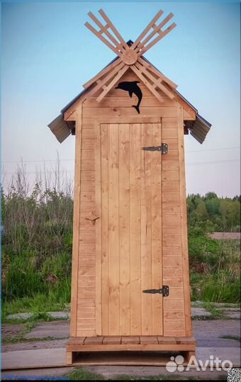 Дачный туалет с установкой SHP795