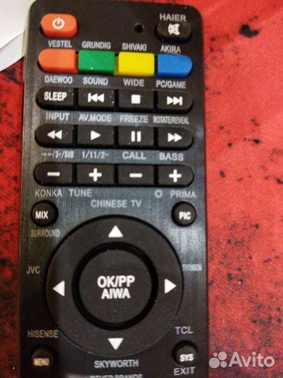 Универсальный пульт для телевизора