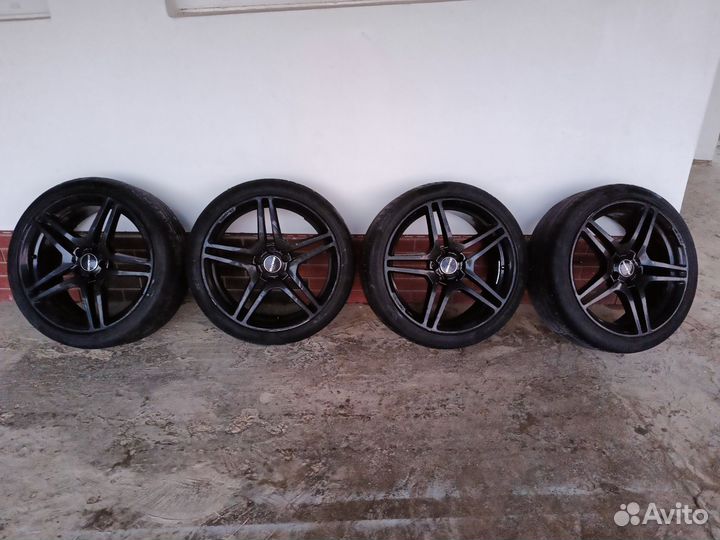 Литые диски r20 AMG на Mersedes Benz GLK