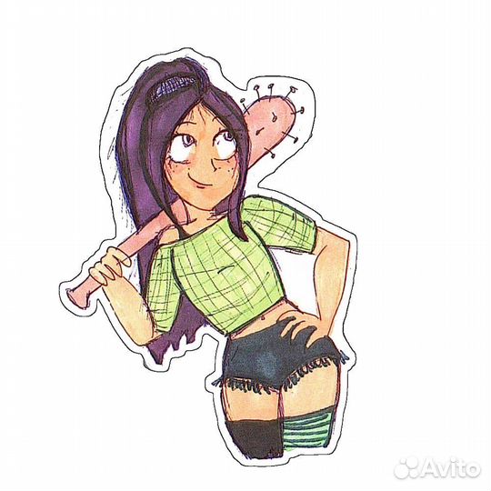 Авторские рисованые наклейки. Уникальные стикеры