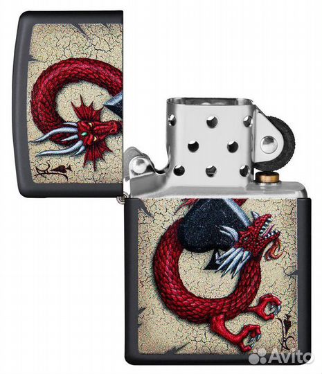 Зажигалка Zippo 29840 Dragon Ace Design Новая