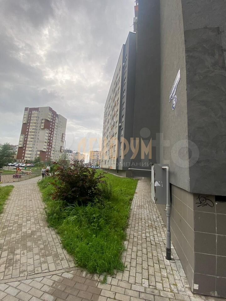 1-к. квартира, 43,9 м², 1/9 эт. в Калининграде