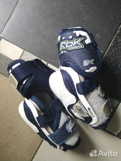 Хокк. шорты Jr б\у Bauer nexus, Easton; локти RBK