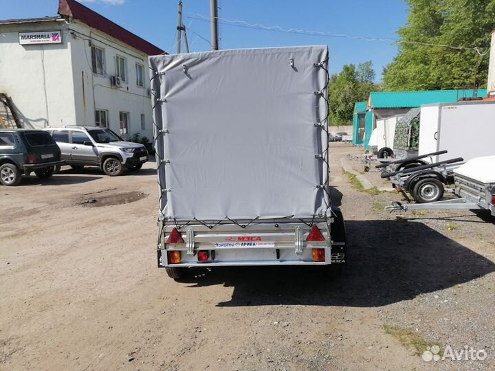 Прицеп 33.022 с тентом аэро 150 см. Надежный