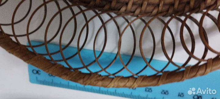 Плетёная хлебница, сухарница