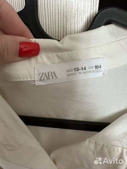 Платье рубашка zara