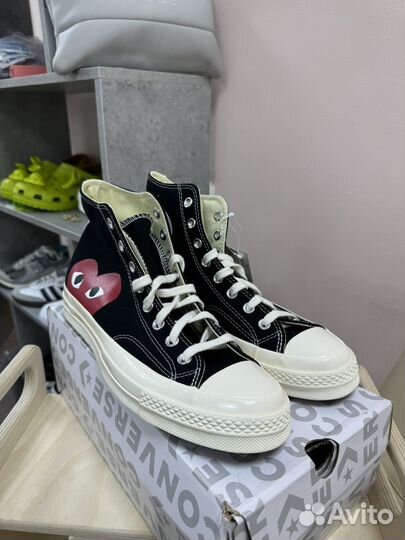 Converse X Comme Des Garcons Play High Black