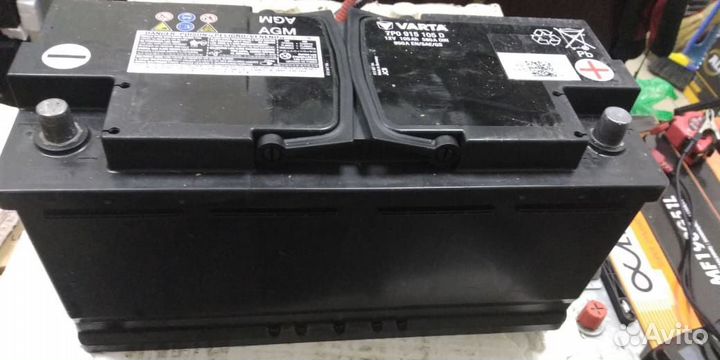 Бу AGM аккумулятор 105Ач Varta