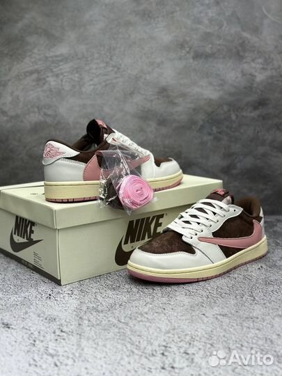 Кроссовки Nike Air Jordan 1 Travis Scott (40-45)