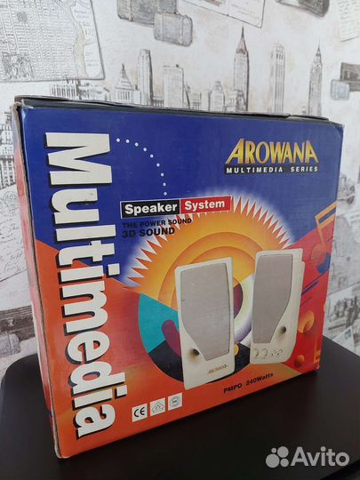 Колонки для компьютера комплект из 2-х шт