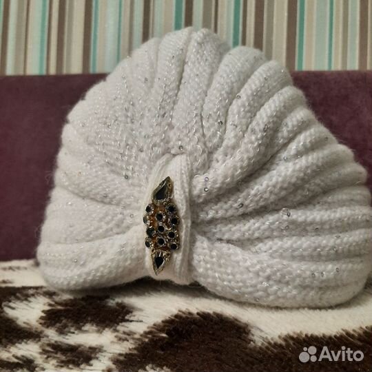 Шапка женская новая модель чалма 350(доставка+100)