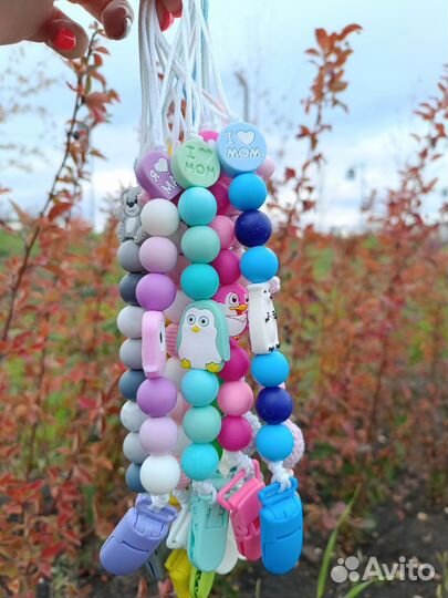 Силиконовый держатель для пустышки