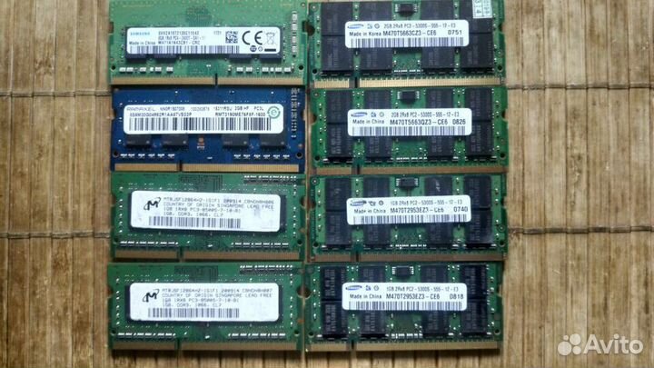 Notebook/Desktop Memory (DDR1 DDR2 DDR3 DDR4)