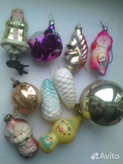 Елочные игрушки СССР