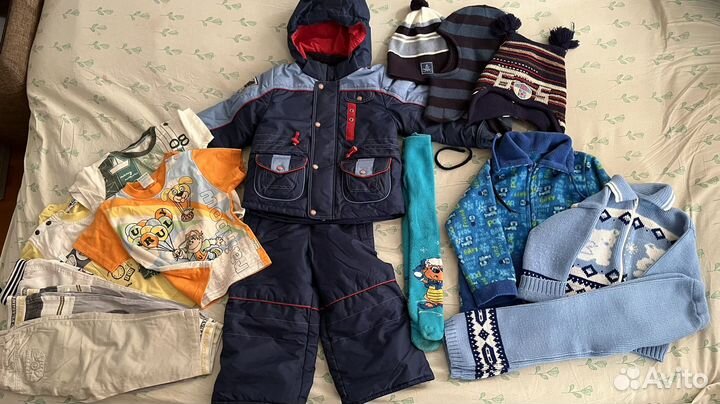 Вещи пакетом на мальчика 86