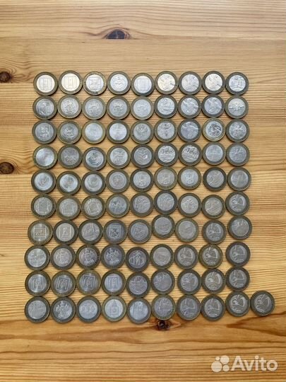 Юбилейные монеты 10 рублей