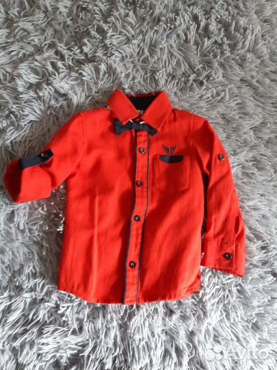 Рубашка на мальчика 86