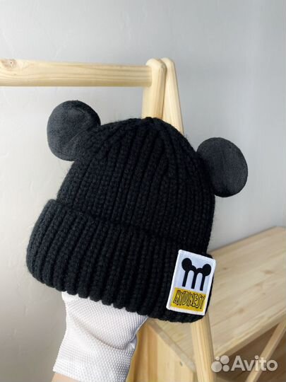 Шапка детская Микки с ушками от 0-5 лет