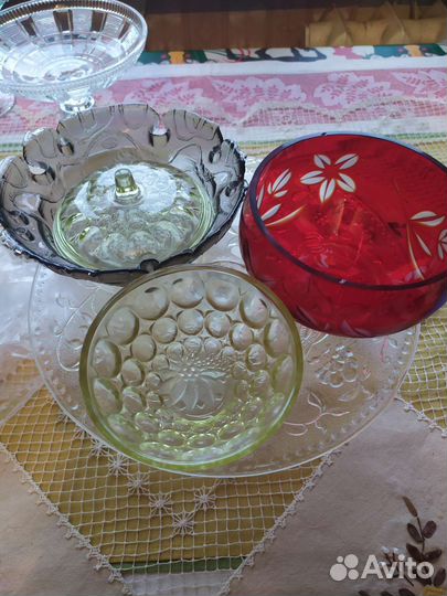 Ваза для фруктов, салатница. Конфетница