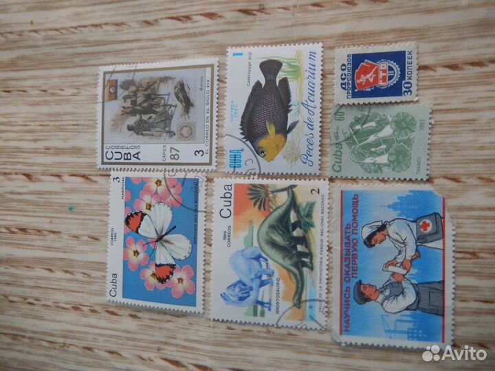 Марки ссср,рф,Латвия,Литва,Куба, Украина