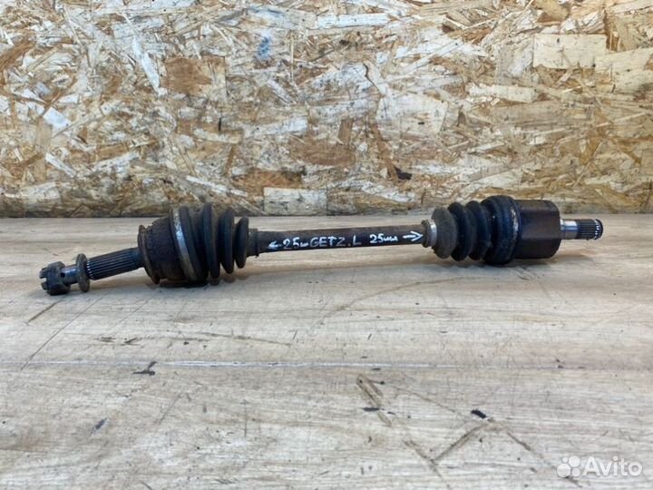 Привод (полуось ) передний левый Hyundai Getz