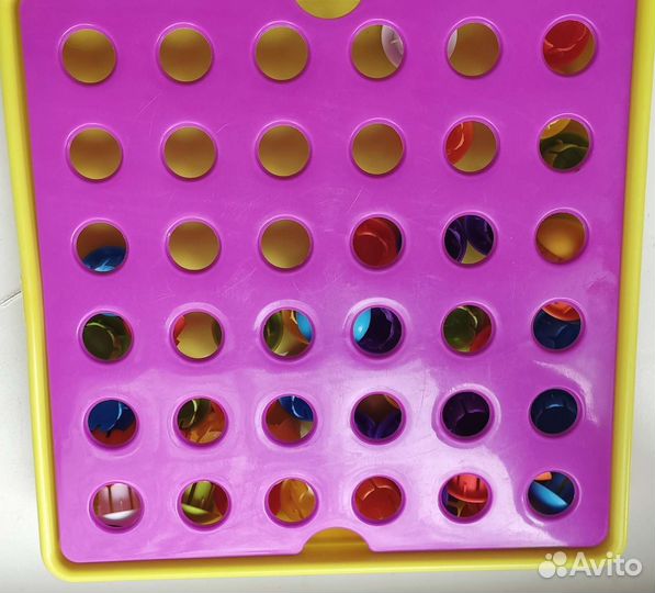 Настольный пазл с цветными кнопками 3+