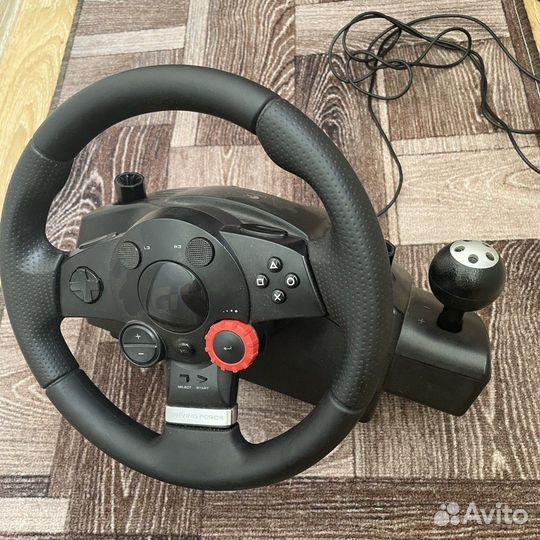 Игровой руль logitech driving force gt