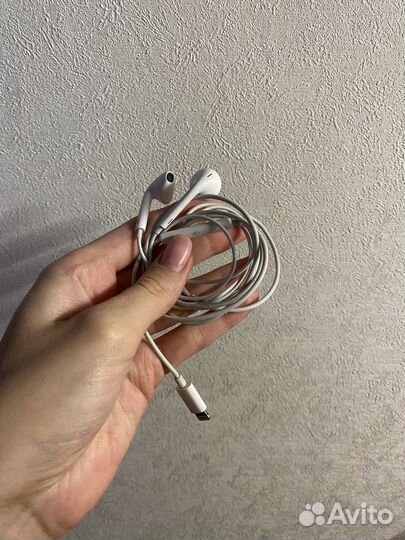Наушники оригинал apple earpods lightning