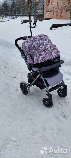 Коляска Capella S-803WF, Сибирь, цвет Милитари