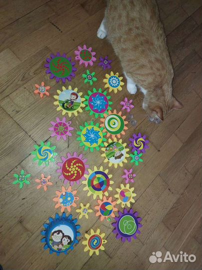 Игрушка шестеренки-калейдоскоп