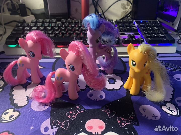 My Little Pony Пинки Пай Эпл Джек Луна