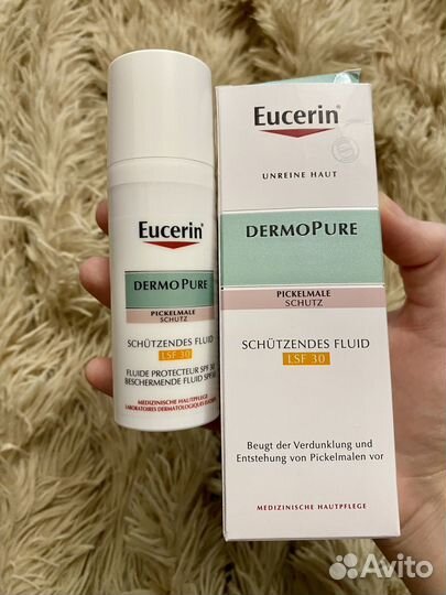 Eucerin dermopure флюид для проблемной кожи spf30