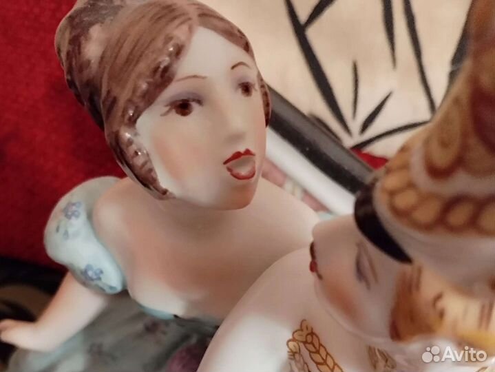 Фарфоровые статуэтки времен СССР Гусарский романс