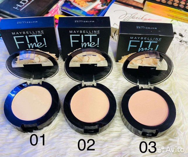 Пудра maybelline FIT ME 2 в 1