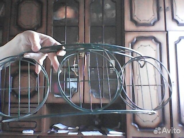 Подставка металл для цветов на 3 горшка