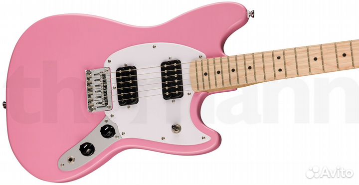 Гитара Squier Sonic Mustang HH Flash Розовый