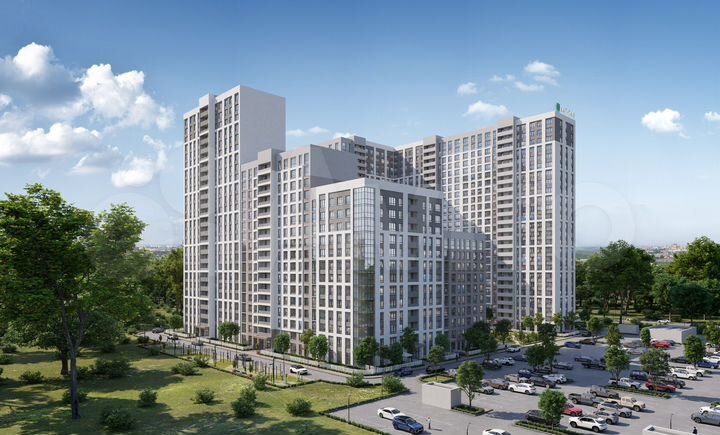 2-к. квартира, 59,4 м², 12/25 эт.
