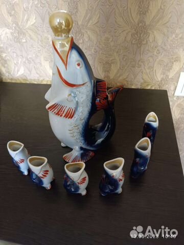 Коньячный набор рыбки СССР