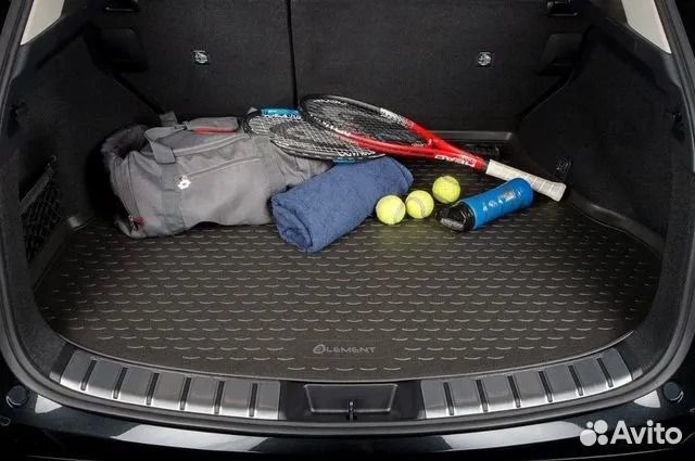 Модельный коврик в багажник для Nissan Note E12