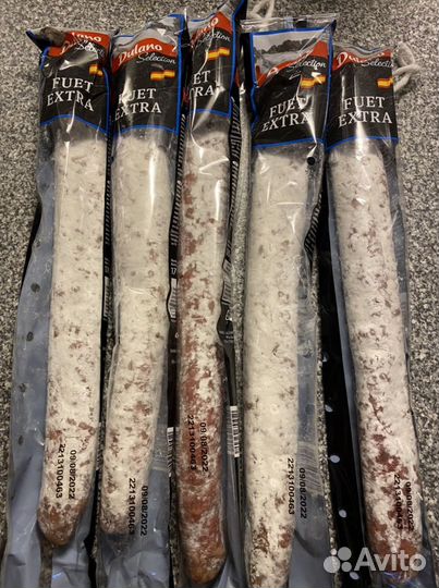 Колбаса Dulano сыровяленая Fuet