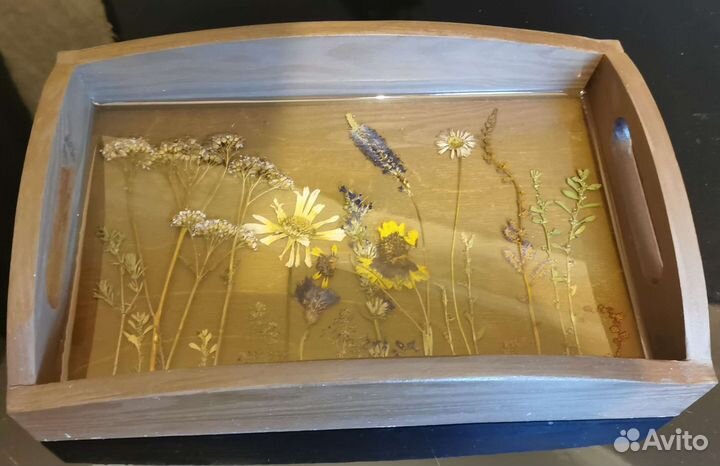 Поднос деревянный