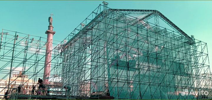 Строительные леса для сцен Layher траверсы/подиумы