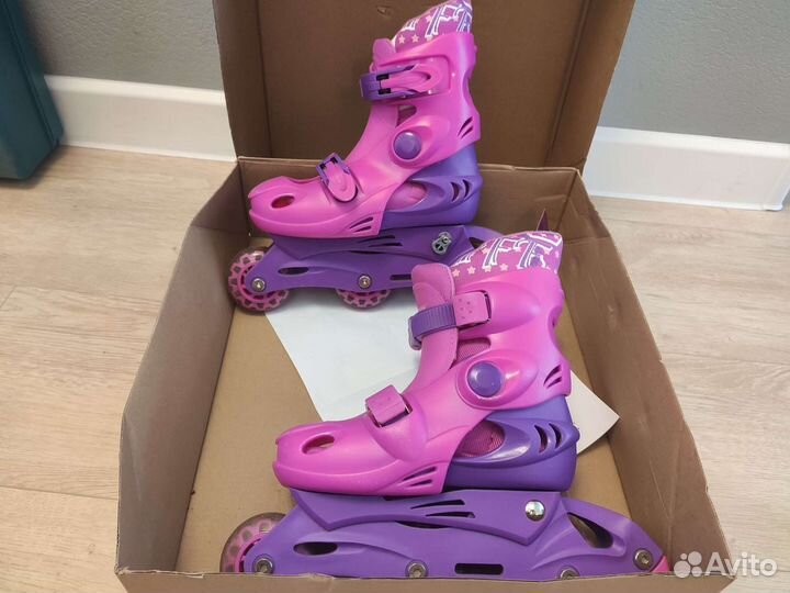 Роликовые коньки детские раздвижные