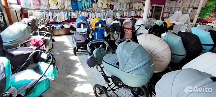 2в1 3в1 Детские коляски в наличии ткань кожа