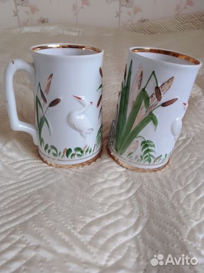 Набор бокалов СССР для пива,морса. Кружки СССР