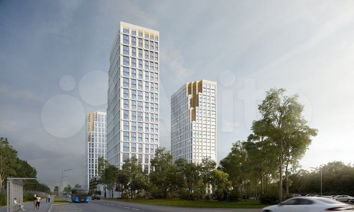 2-к. квартира, 70,2 м², 9/31 эт.