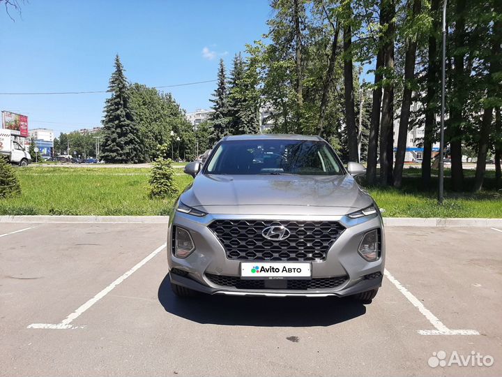 Hyundai Santa Fe 2.0 AT, 2019, 91 000 км