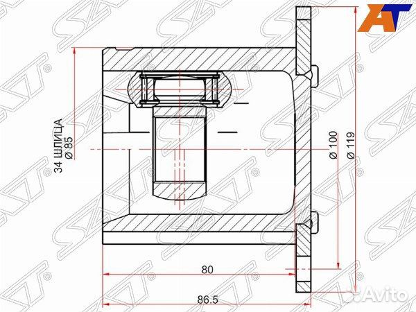 Шрус привода seat leon