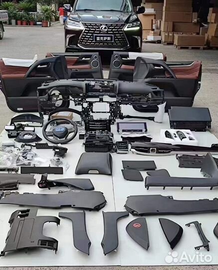 Рестайлинг салона Lexus LX570 из 2008 в 2020